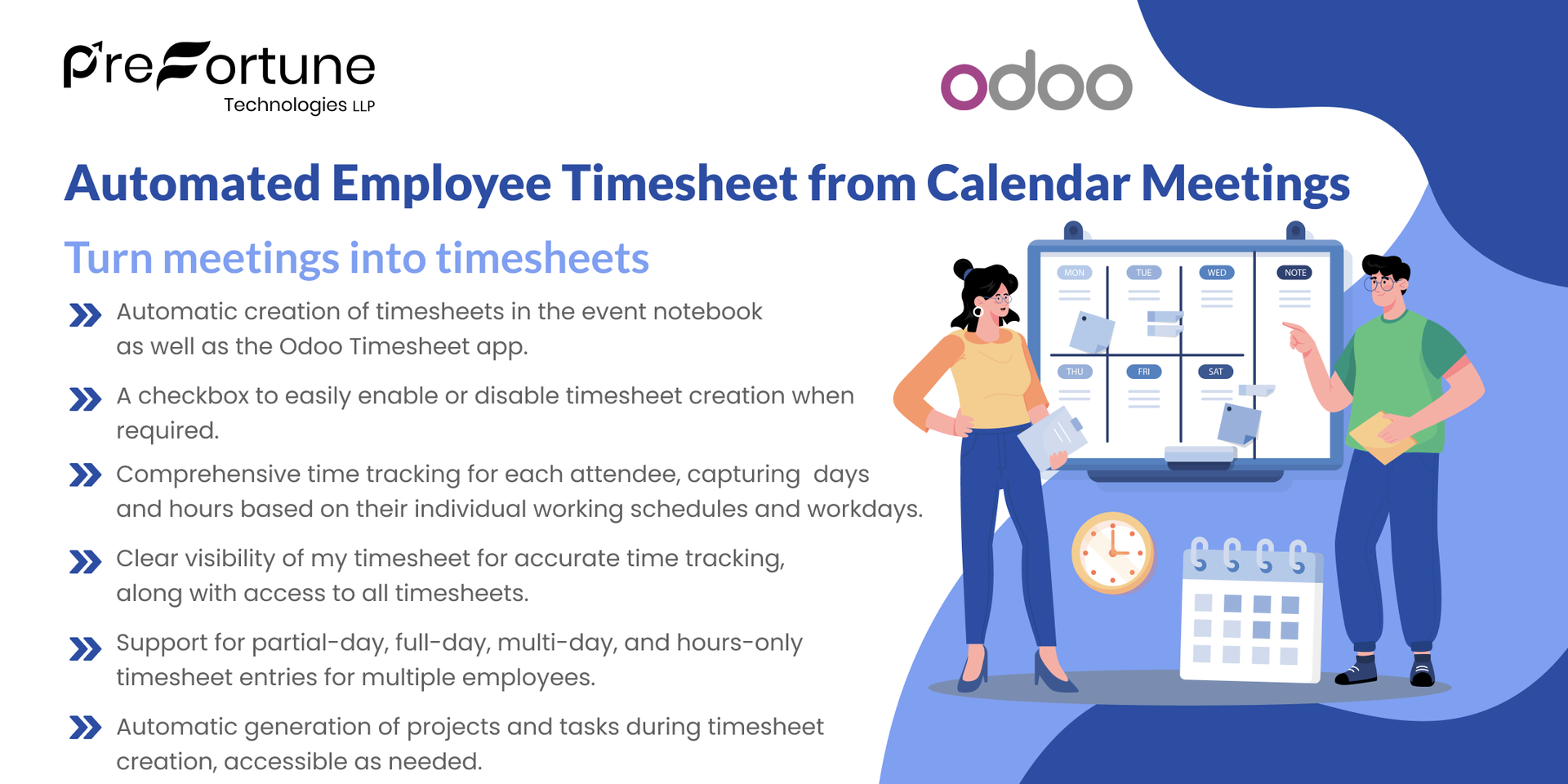 Automated Employee Timesheet from Calendar Meetings